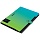 Папка 5 отделений Berlingo «Radiance», А4, 600мкм, на кнопке, голубой/зеленый градиент