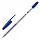 Ручка шариковая BRAUBERG «M-500 CLASSIC», СИНЯЯ, корпус прозрачный, узел 0.7 мм, линия письма 0.35 мм