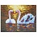 превью Картина стразами (алмазная мозаика) 30×40 см, ОСТРОВ СОКРОВИЩ «Лебеди», без подрамника