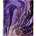 превью Бизнес-тетрадь Attache Selection Fluid А5 96 листов фиолетовая в клетку на спирали (170×203 мм)