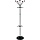Вешалка-стойка «Квинтет ТМК-1», 1.93 м, диск 39 см, 5 крючков + место для зонтов, металл, хром/черная