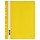 Папка-скоросшиватель пластик. СТАММ А4, 180мкм, желтая с прозр. верхом