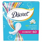 Прокладки женские ежедневные Discreet «Deo Весенний бриз Multiform», трио, 60шт. (ПОД ЗАКАЗ)