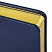превью Ежедневник BRAUBERG недатированный, А5, 138×213 мм, «Iguana», под зернистую кожу, 160 л., темно-синий, кремовый блок, золотой срез