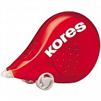 Корректирующая лента Kores «Scooter», 4.2мм*8м, красный, блистер, европодвес