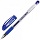 Ручка гелевая BRAUBERG «Geller», корпус прозрачный, игольчатый пишущий узел 0.5 мм, резиновый держатель, синяя