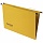 Подвесные папки картонные BRAUBERG, комплект 10 шт., 370х245 мм, 80 л., Foolscap, желтые, 230 г/м2, табуляторы