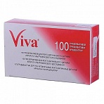 Презервативы для УЗИ VIVA, комплект 100 шт., без накопителя, гладкие, без смазки, 210×28 мм