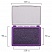 превью Штемпельная подушка BRAUBERG, 120×90 мм (рабочая поверхность 110×70 мм), фиолетовая краска