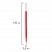 превью Стержень гелевый BRAUBERG, 130 мм, игольчатый пишущий узел 0.5 мм, красный