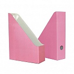 Вертикальный накопитель 75 мм Attache Selection Flamingo картонный розовый (2 штуки в упаковке)