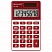 превью Калькулятор карманный BRAUBERG PK-608-WR (107×64 мм), 8 разрядов, двойное питание, БОРДОВЫЙ