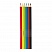 превью Карандаши цветные акварельные ЮНЛАНДИЯ «ЮНЫЙ ВОЛШЕБНИК», 6 цветов, шестигранные, заточенные
