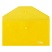превью Папка-конверт на кнопке СТАММ С6, 180мкм, пластик, прозрачная, желтая