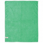 Тряпка для мытья пола ЛАЙМА плотная микрофибра, 50×60 см, зеленая