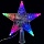 Звезда на ель ЗОЛОТАЯ СКАЗКА 10 LED, 16.5 см, прозрачный корпус, 3 цвета, на батарейках