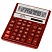 превью Калькулятор настольный Eleven SDC-888X-RD, 12 разрядов, двойное питание, 158×203×31мм, красный