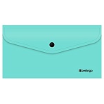Папка-конверт на кнопке Berlingo «Instinct» С6, 200мкм, мятный