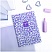 превью Обложка для паспорта MESHU «Lilac spots», ПВХ, 2 кармана