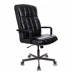 Кресло для руководителя Easy Chair 562 TR черное (рециклированная кожа/металл)