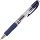 Ручка гелевая Crown с резиновой манжетой (0,5мм, синий)