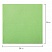 превью Салфетки бумажные, 250 шт., 24×24 см, ЛАЙМА, зеленые (пастель), 100% целлюлоза