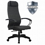 Кресло офисное МЕТТА «К-27» пластиктканьсиденье и спинка мягкиесерое