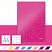 превью Бизнес-тетрадь Leitz Wow А4 80 листов розовая в клетку на сшивке (215×302 мм)