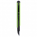 Нож канцелярский 9мм Berlingo «ColorZone», черное лезвие, auto-lock, металл. направл., зеленый, европодвес