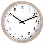 Часы настенные ход плавный, Troyka 75759701, круглые, 27×27×3.5 цвет рамки медь