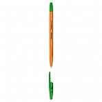 Ручка шариковая Berlingo «Tribase Orange», зеленая, 0.7мм