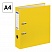 превью Папка-регистратор OfficeSpace, 70мм, бумвинил, с карманом на корешке, желтая