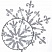 превью Украшение для окон и стекла ЗОЛОТАЯ СКАЗКА «Снежинки объемные 3», 30×38 см, ПВХ