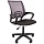 Кресло оператора Helmi HL-M96 R «Airy», спинка сетка серая/сиденье ткань черная, пиастра