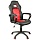 Кресло игровое Helmi HL-G02 «Grand Prix», экокожа, черная/синяя, 2 подушки
