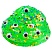превью Слайм с добавками для замешивания Slime «Emoji. Влад А4», оранжевый/ зеленый/желтый, 110г, ассорти