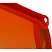 превью Папка-портфель пластиковая Attache Neon А4+ оранжевая (340×40×245 мм, 1 отделение)