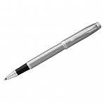 Ручка-роллер Parker «IM Essential Stainless Steel CT» черная, 0.8мм, подарочная упаковка
