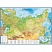 превью Настенная карта России и сопредельных государств физическая (рельеф) 1:4 300 000