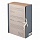 Короб архивный STAFF, 12 см, переплетный картон, корешок - бумвинил, 2 х/б завязки, до 1000 л.