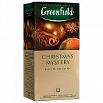 Чай GREENFIELD «Christmas Mystery» («Таинство Рождества»), черный с корицей, 25 пакетиков, по 1,5 г