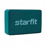 Блок для йоги STARFIT YB-200 EVA,8см,115гр,22.5×15см, изумрудный, ЦБ-00001691