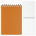 превью Блокнот А6, 80 л., гребень, пластиковая обложка, HATBER, «DIAMOND-оранжевый», 110×145 мм, 80Б6B1гр 02035
