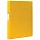 Папка на 2 кольцах BRAUBERG, картон/ПВХ, 35 мм, желтая, до 180 листов (удвоенный срок службы)