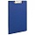 Папка-планшет BRAUBERG, с верхним прижимом и крышкой, А4, картон/ПВХ, Россия, синяя, двойной срок службы