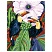превью Картина по номерам на холсте ТРИ СОВЫ «Туканы», 40×50, с акриловыми красками и кистями