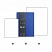 превью Бизнес-тетрадь B5+, 80л., Berlingo «Steel&Style», клетка, на гребне, 80г/м2, пластик (полифом) обложка, линейка-закладка, синяя
