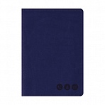 Телефонная книга А5, 80л., кожзам, OfficeSpace «Nebraska» темно-синий, с вырубкой