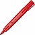 превью Маркер перманентный полулаковый Attache красный (толщина линии 2-3 мм)