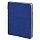 Бизнес-тетрадь BRAUBERG «NEBRASKA», А5+, 175×215 мм, кожзам, клетка, 120 листов, ручка, синий